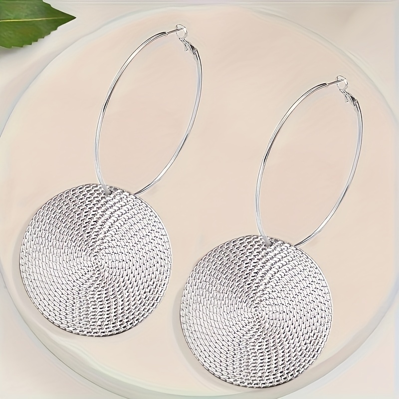 Women's Creative Geometric Spiral Pattern Hoop Earrings — Daily Style
